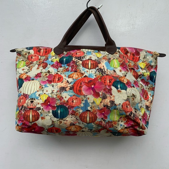 Mary katrantzou Longchamp le pliage tote bag limited edition - Picture 5 of 11